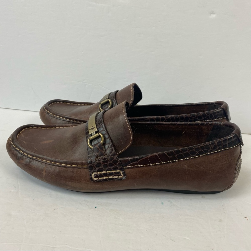 Cole Haan Venetian Loafer Men's 10 M French Roast Brown Loafers Buckle C11396 - Picture 2 of 13